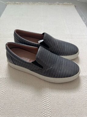 Hugo Boss Gray Slip-On Sneakers